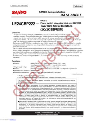 LE24CBP222 datasheet  