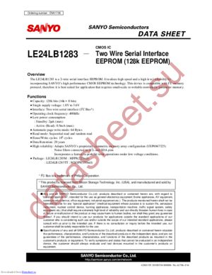 LE24LB1283 datasheet  