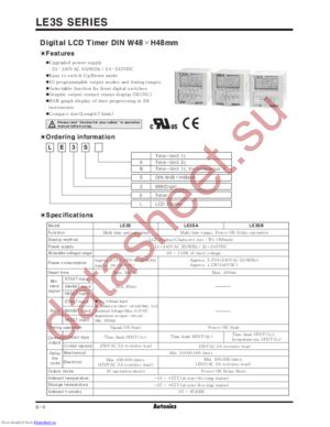 LE3S-24-240 datasheet  