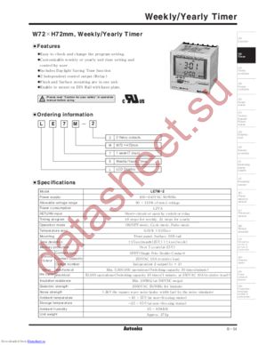 LE7M-2 datasheet  