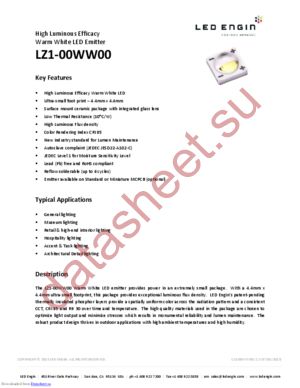 LZ1-00WW00-0035 datasheet  