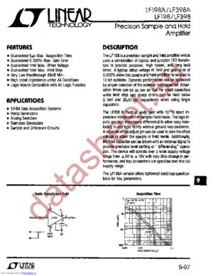 LF398N8#PBF datasheet  