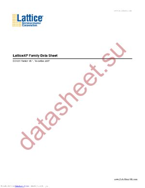 LFXP15 datasheet  