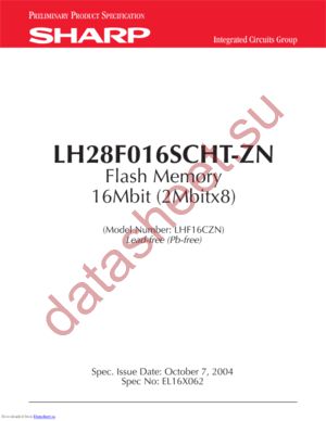 LH28F016SCHT-ZN datasheet  
