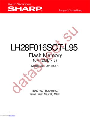 LH28F016SCT-L12 datasheet  
