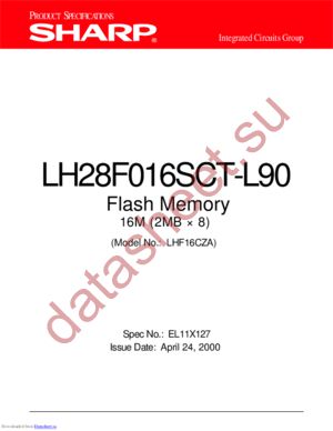 LH28F016SCT-L90 datasheet  