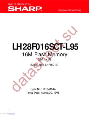 LH28F016SCTL95 datasheet  