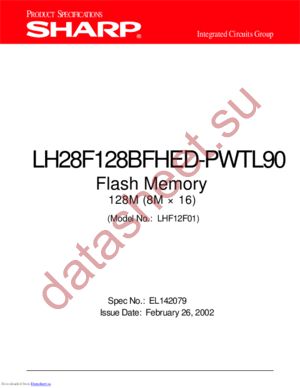 LH28F128BFHED-PWTL90 datasheet  