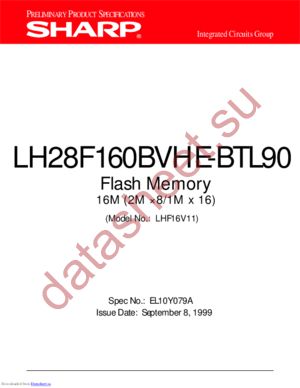 LH28F160BVHE-BTL90 datasheet  