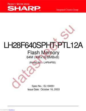 LH28F640SPHT-PTLZ7 datasheet  
