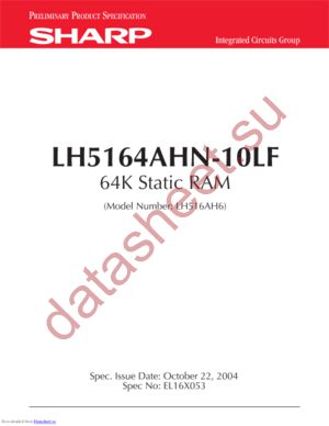 LH5164AHN10LF datasheet  