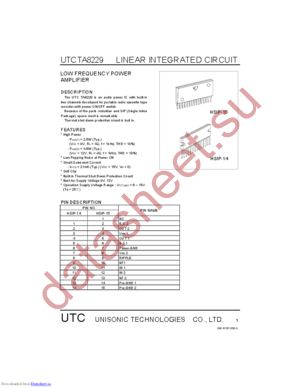 TA8229 datasheet  