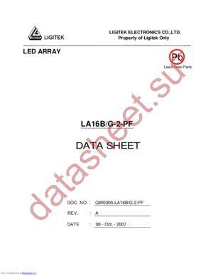 LA16B-G-2-PF datasheet  