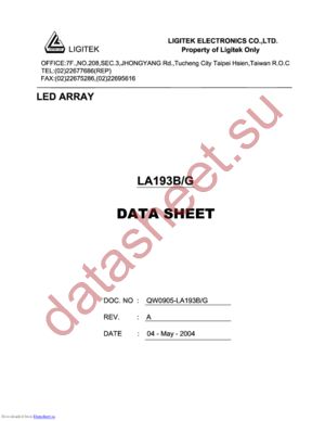 LA193B-G datasheet  