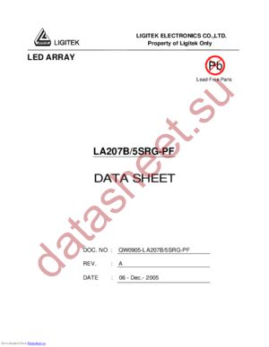 LA207B-5SRG-PF datasheet  