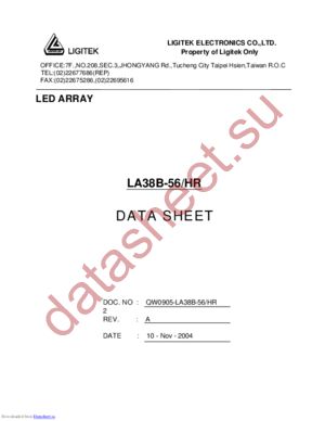 LA38B-56-HR datasheet  