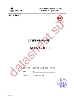 LA38B-68-G-1-PF datasheet  