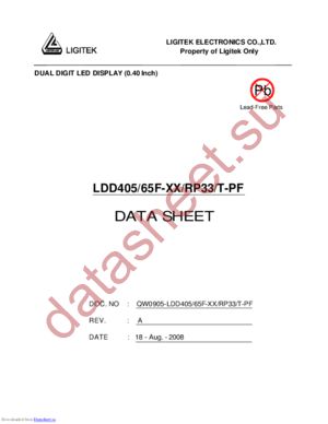 LSD511-2DBK-XX-PF datasheet  