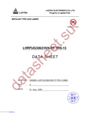 LHRFUG3362-H26-PF datasheet  