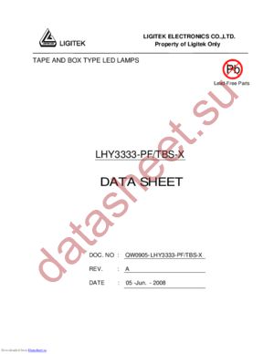 LHY12343-PF-TBS-X datasheet  