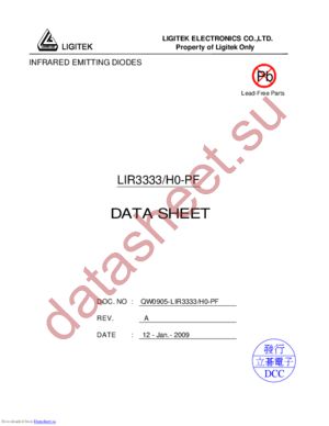LIR3333-PF datasheet  