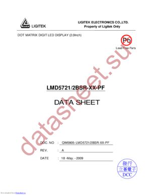 LMD5721-2BSR-XX-PF datasheet  