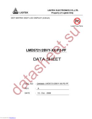 LMD5721-2BVY-XX-P2-PF datasheet  