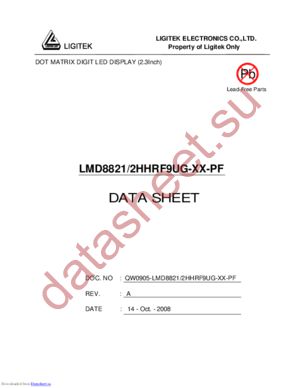 LMD8821-2HHRF9UG-XX-PF datasheet  