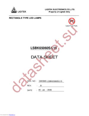 LSBK65060S-L15 datasheet  