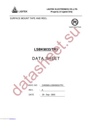 LSBK9033-TR1 datasheet  