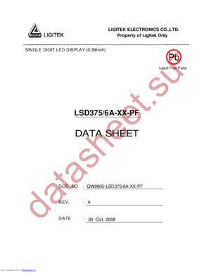 LSD375-6A-XX-PF datasheet  