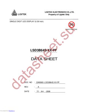 LSD3B64S-XX-PF datasheet  