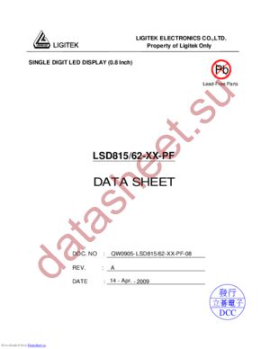LSD8162-XX-PF datasheet  