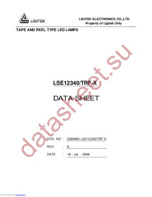 LSE12340-TRF-X datasheet  