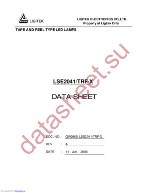 LSE2041-TRF-X datasheet  