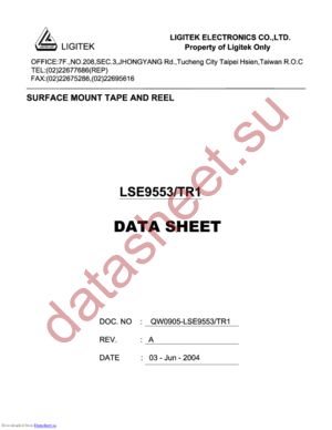 LSE9553-TR1 datasheet  