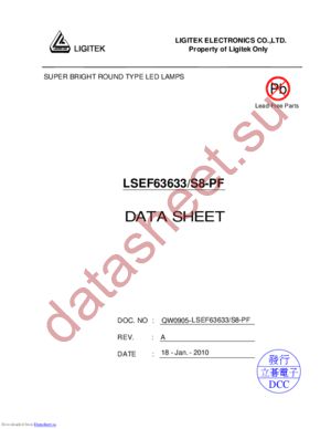 LSEF63633-S8-PF datasheet  