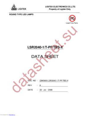 LSE2040-P1-PF-TBS-X datasheet  