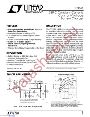 LT1512CN8#PBF datasheet  