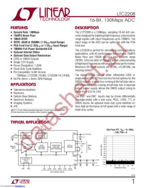 LTC2208 datasheet  