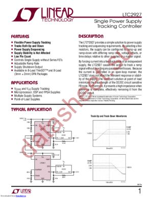 LTC2927CDDB#TRM datasheet  