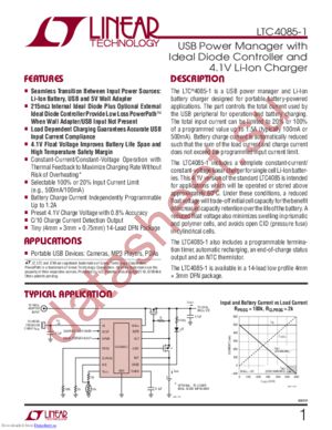 LTC4085-1 datasheet  