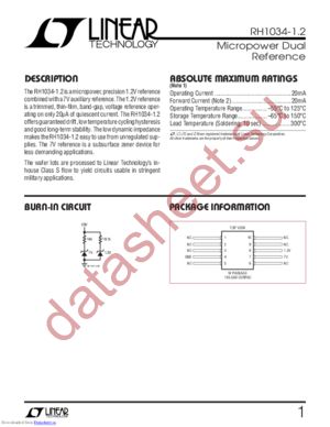 RH1034 datasheet  