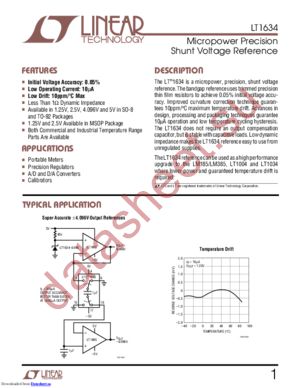 LT1634BCS8-1.25 datasheet  