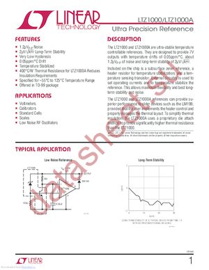 LTZ1000ACH#PBF datasheet  