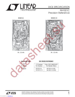 RH1021C datasheet  