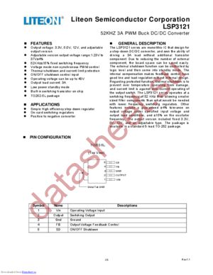 LSP3121 datasheet  