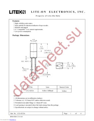 LTL-8252A datasheet  