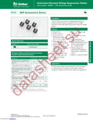 5kp15caauto datasheet  