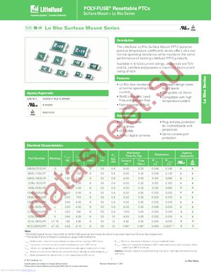 0805L075SLYR datasheet  